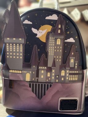 Harry Potter Hogwarts Nightscape Mini Backpack - Purple